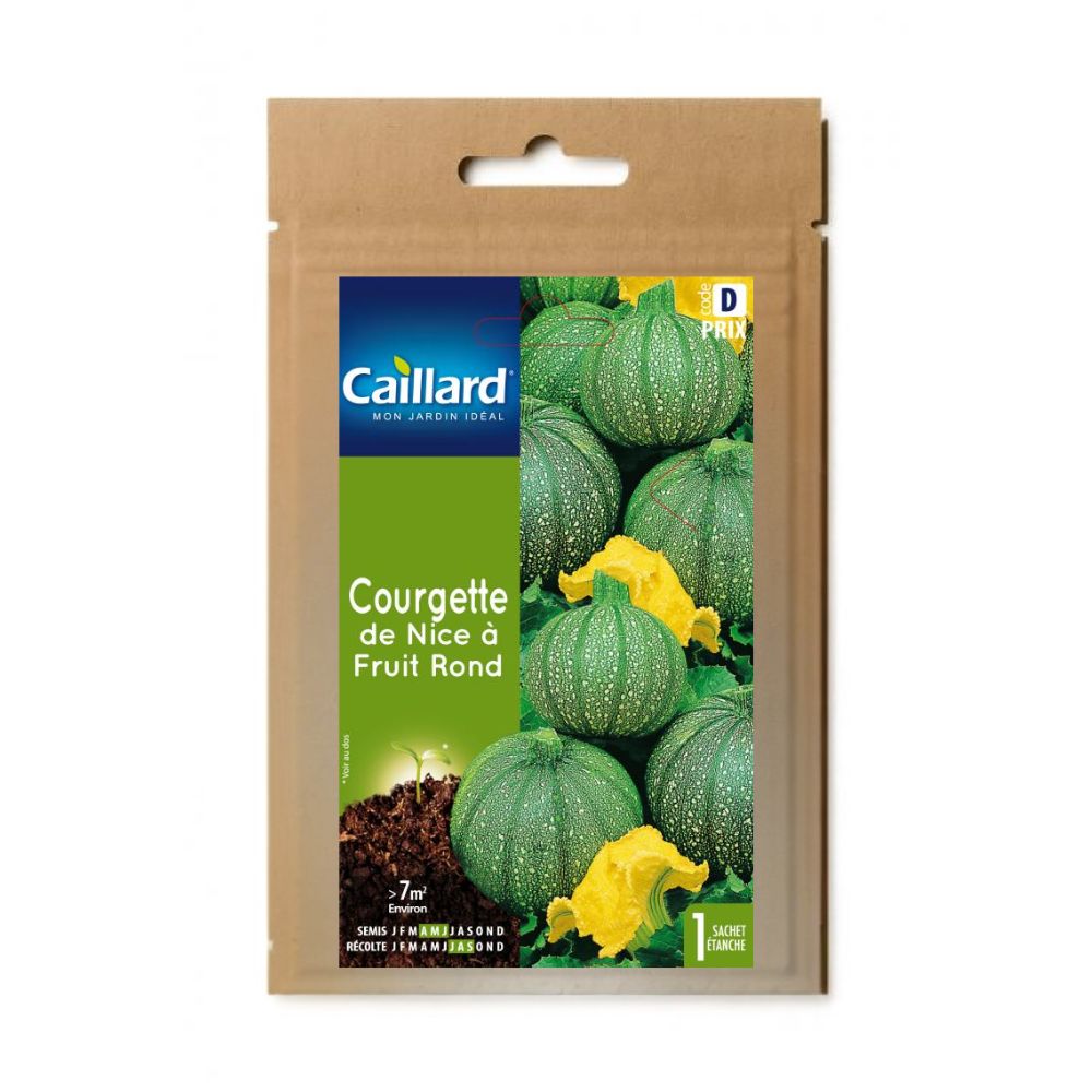 SEMENCE COURGETTE NICE A FRUIT ROND